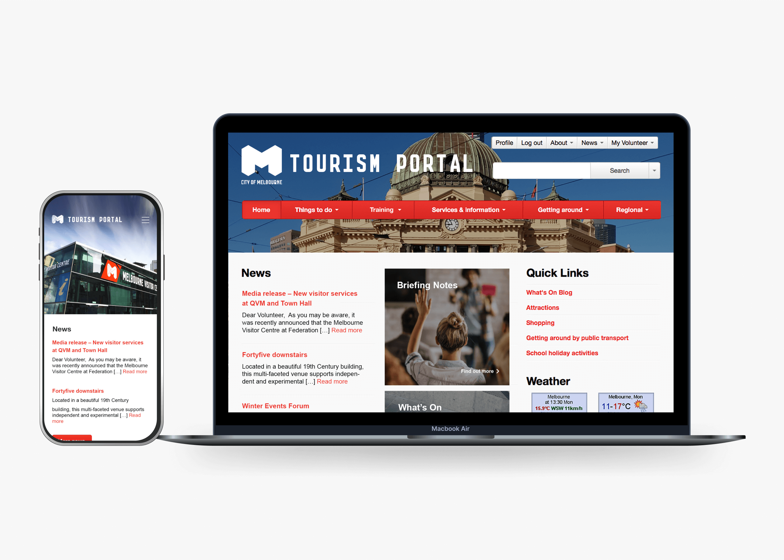 Tourism Portal website pic