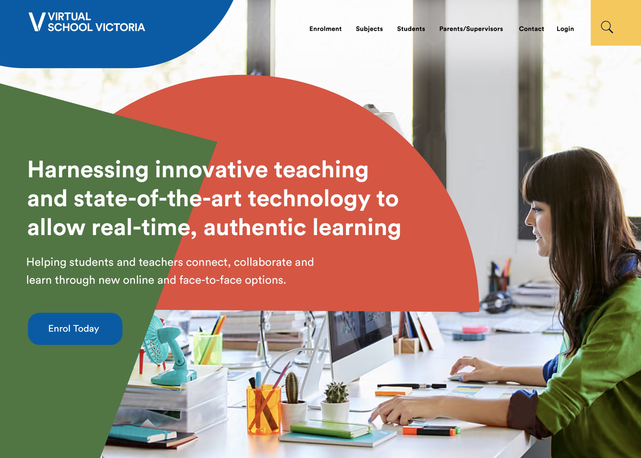 Virtual School Victoria website image