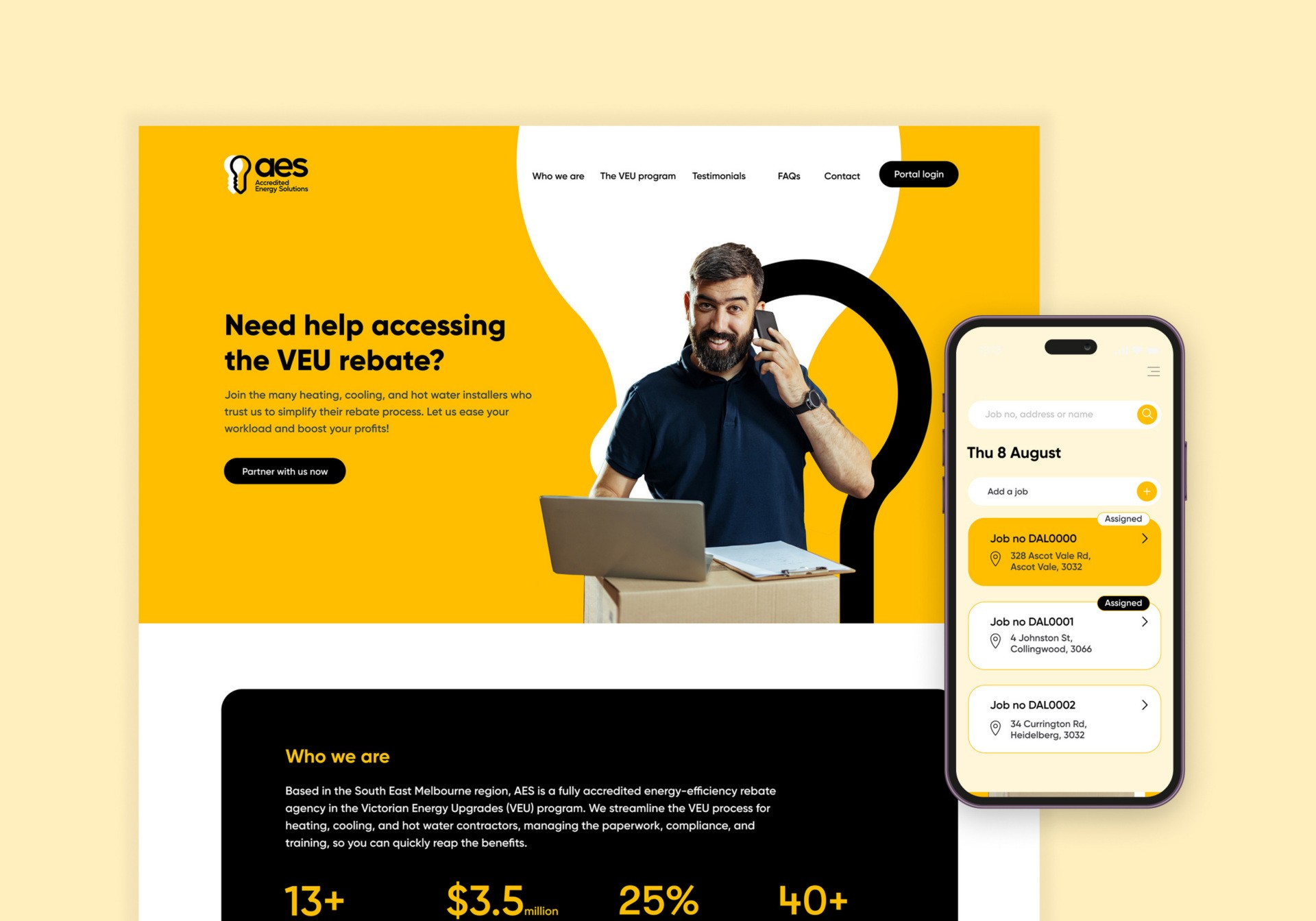 Accredited Energy Solutions web and app Accredited Energy Solutions web and app