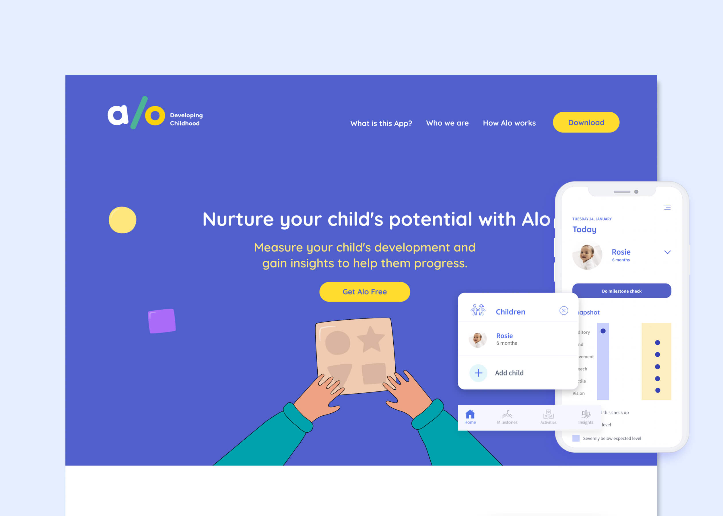 Alo website and Alo app
