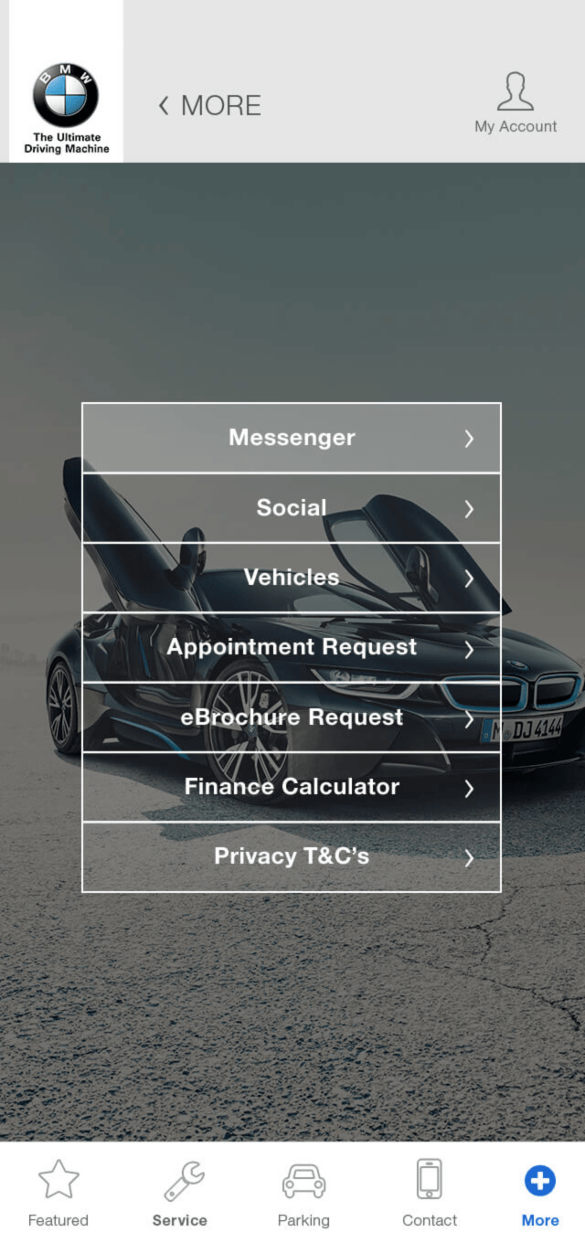 BMW Mobile screen shot