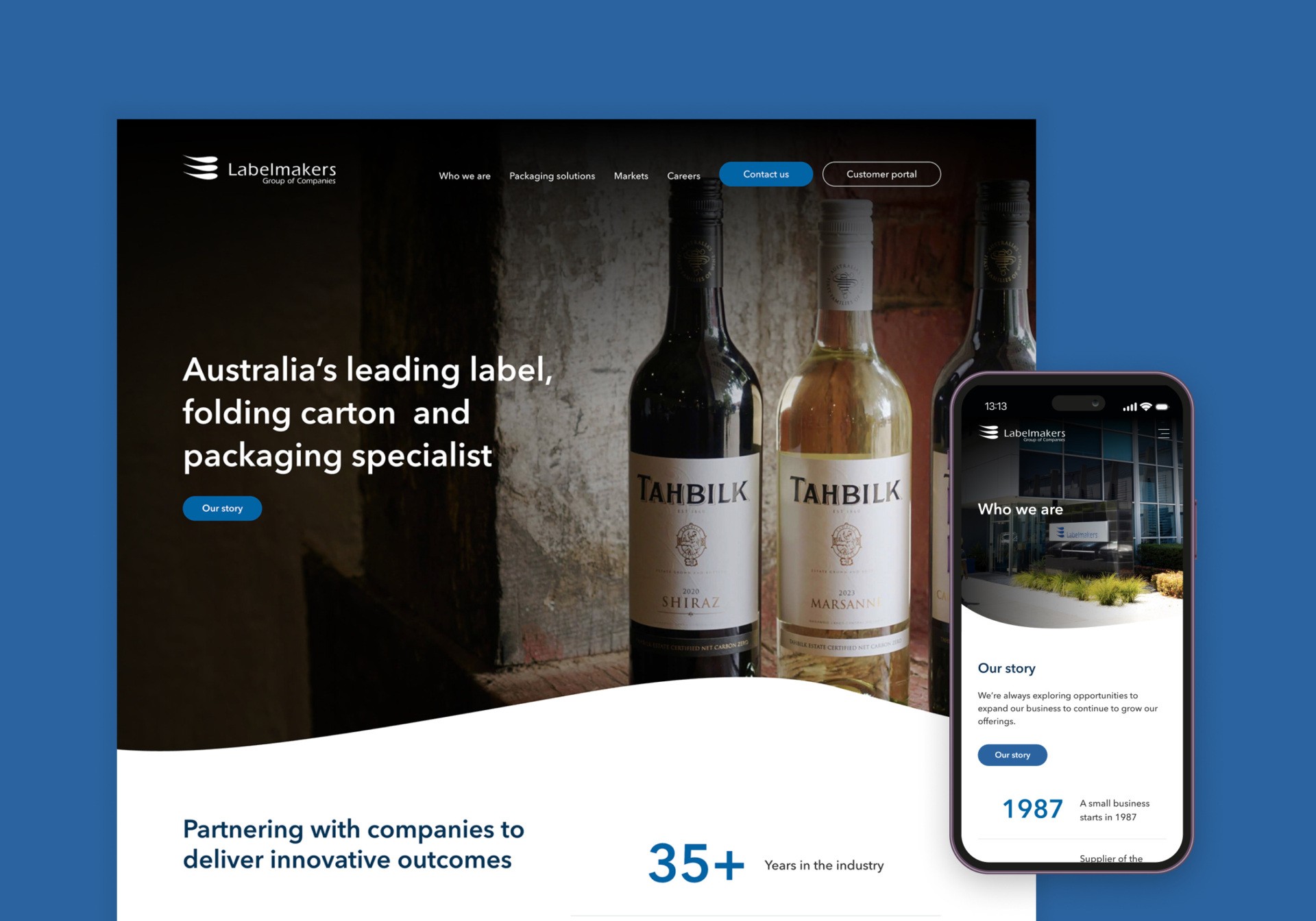 Labelmakers website and app