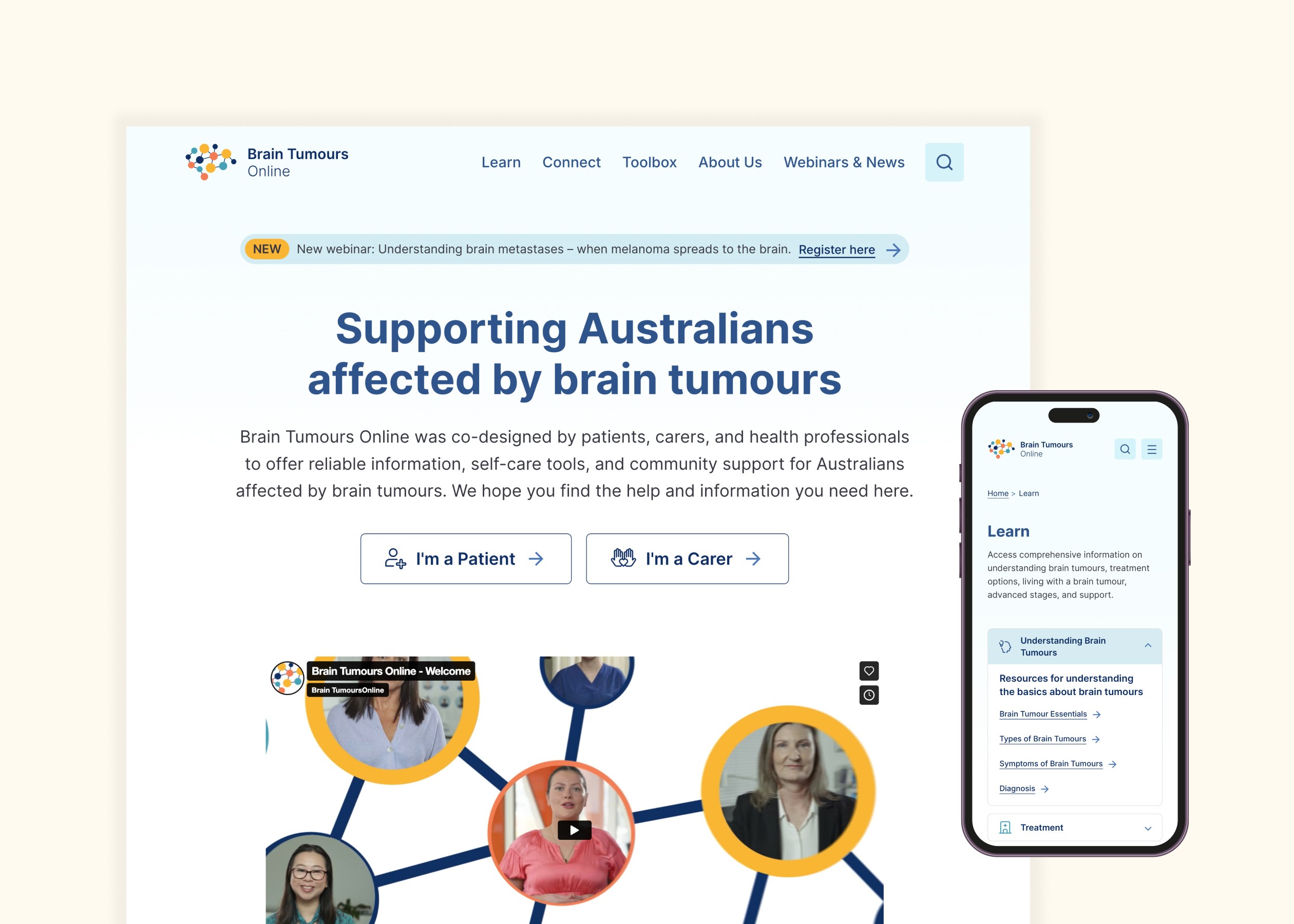 Brain Tumours Online - website and mobile Brain Tumours Online - website and mobile